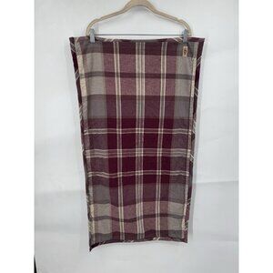 UGG Australia Plaid Long Pillow Sham King Size Fleece Comfort Replacement Only 1